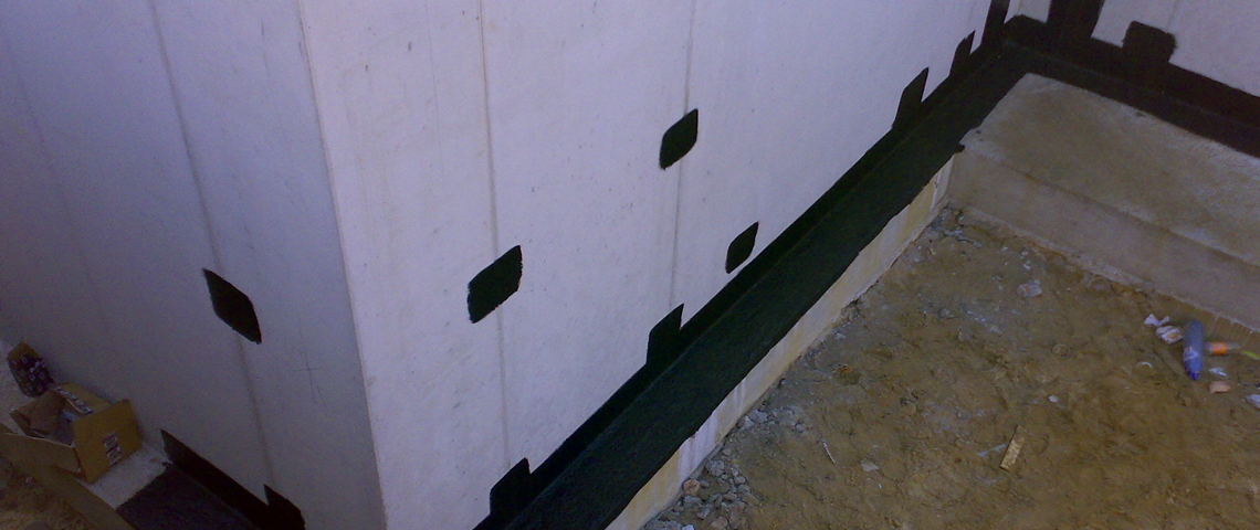 Preventieve afdichting betonwand, Eindhoven