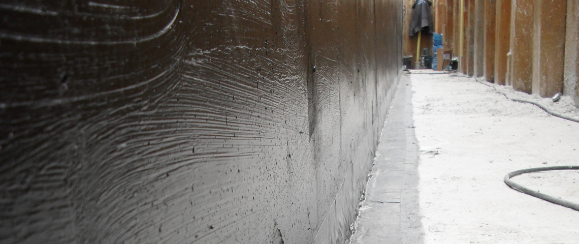 Preventieve afdichting betonwand, Eindhoven